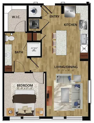 Apartment Models at Co/Op Singleton in Dallas