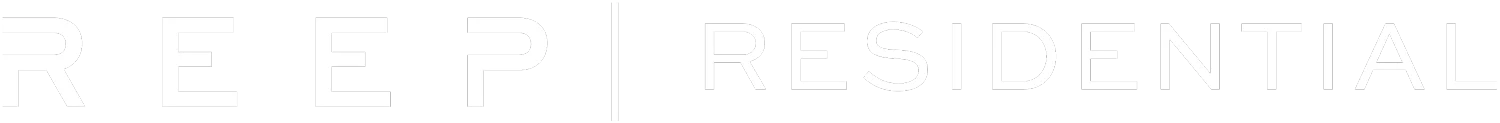 Logo of REEP Residential featuring the word REEP in bold letters and RESIDENTIAL in lighter font underneath.