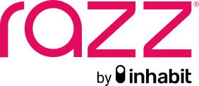 Razz by Inhabit Logo Logo for Razz by Inhabit, featuring a distinctive design with bold colors and stylized text.