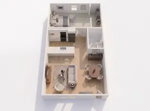 1 Bedroom, 1 Bathroom
