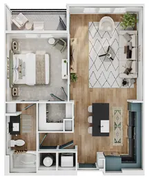 A3 (1 Bedroom)