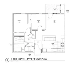 2 Bedroom 1 Bathroom