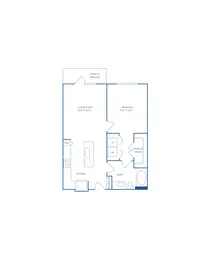 A2 | 1 Bed | 1 Bath