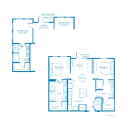 B1c | 2 Bed | 2 Bath