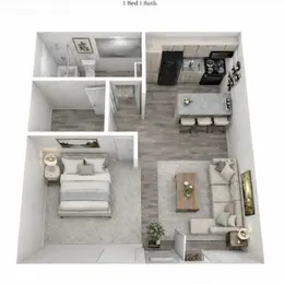 1 Bed 1 Bath
