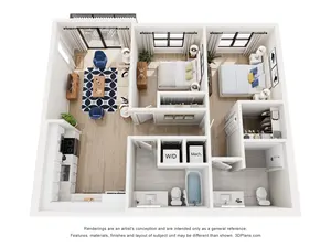 B1 | 2 Bed | 2 Bath