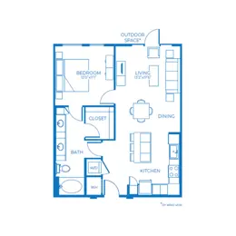 A4 | 1 Bed | 1 Bath