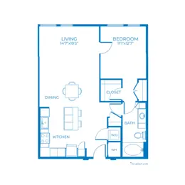 A5a | 1 Bed | 1 Bath