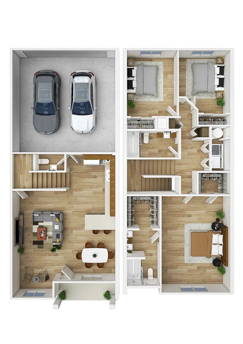 Floor-plan diagram at South Mountain Shadows.