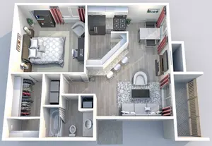 1 Bedroom 1 Bathroom