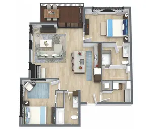The McIntosh - 2BR, 2BA