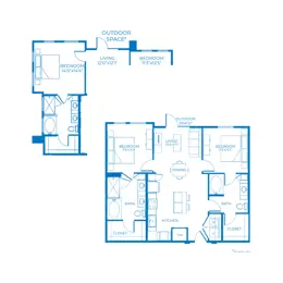 B1b | 2 Bed | 2 Bath