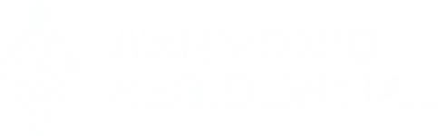 Logo of Harmoniq Residential featuring a modern geometric design with the text 'Harmoniq Residential'.