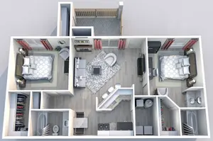 2 Bedroom 2 Bathroom