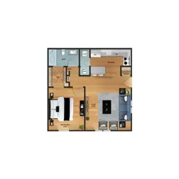 1 bed/1 bath apartment