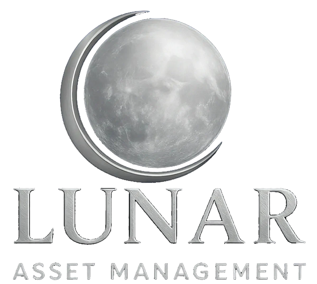 Logo of Lunar Asset Management featuring a crescent moon and the company name.