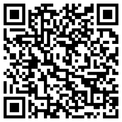 A black and white QR code pattern displayed on a white background.