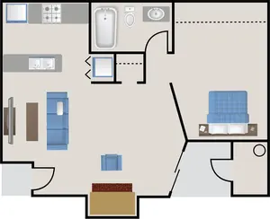 1 bdrm