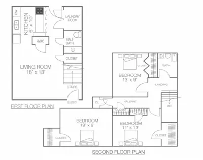 3 BED  1.5 BATH TH