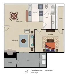 One Bedroom/One Bath