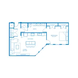 A8 | 1 Bed | 1 Bath