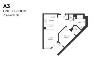 One Bedroom A3