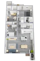 C1 3 Bedroom 2 Bathroom