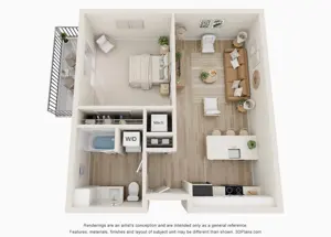 0 Bed, 1 Bath