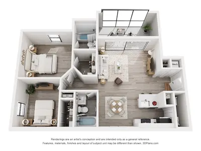 Gardenia | 2 Bed | 2 Bath | Standard