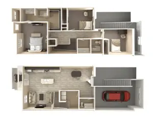 Chateau with Direct Access Garage