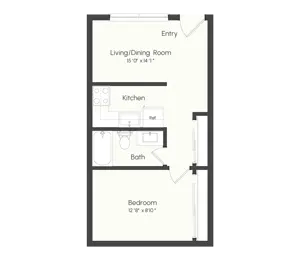 2A1 | 1 Bed | 1 Bath 2A1 | 1 Bed | 1 Bath