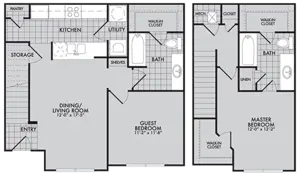 B2 | 2 Bed | 2 Bath