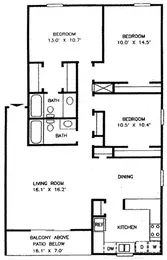 Three Bedroom