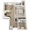 1 Bed, 1 Bath