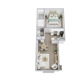 1 Bed 1 Bath