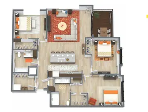 The Ambrosia - 3 BR, 2 BA