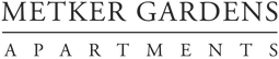 Metker Gardens Apartments Logo Logo for Metker Gardens Apartments, featuring elegant font and design elements.