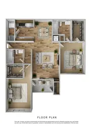 Two Bedroom Two Bath - Split