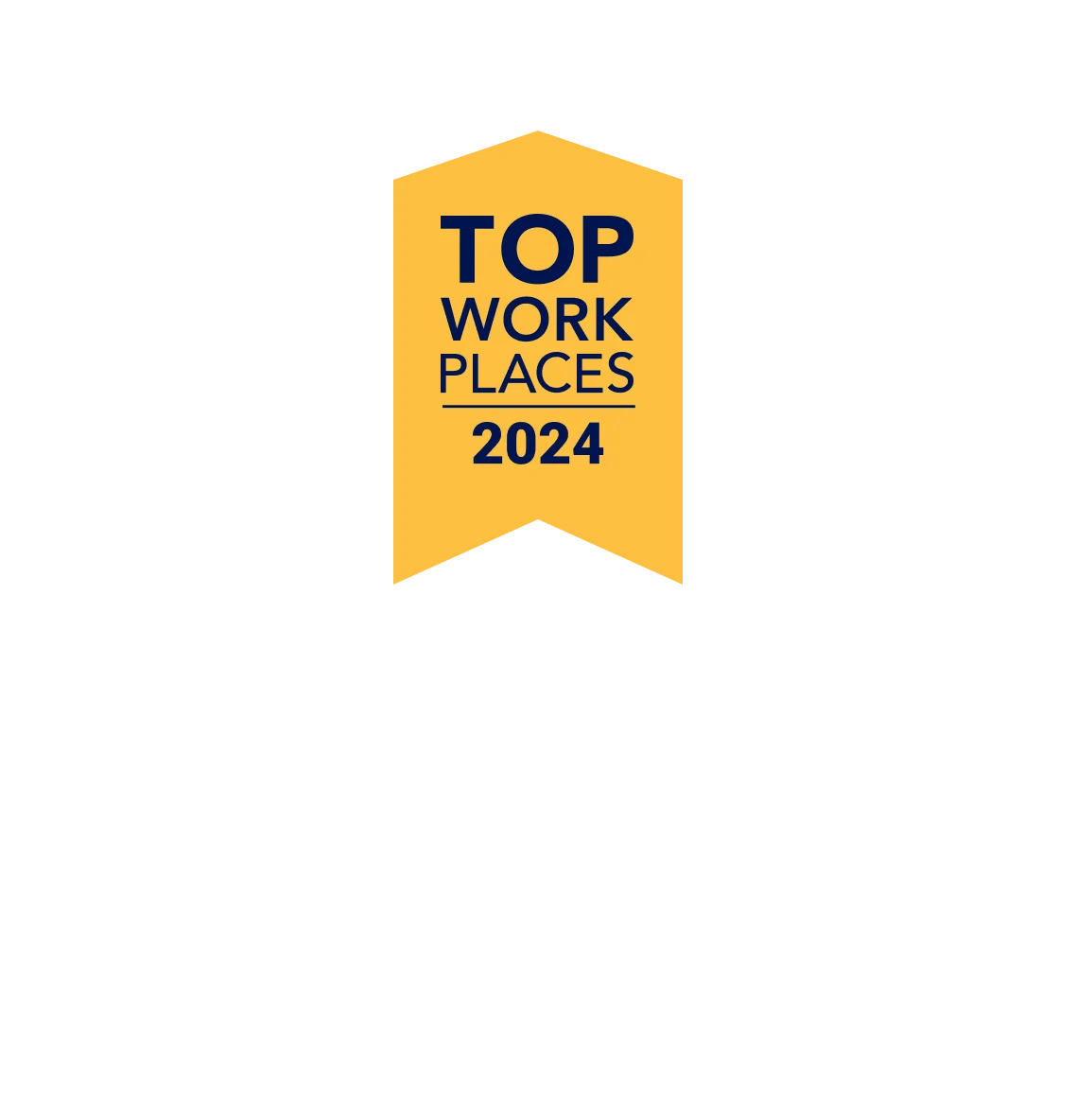 Logo for Top Work Places 2024 award with a banner reading 'Culture Excellence.'