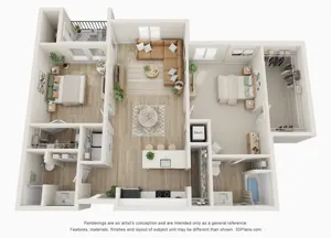 2 Bed, 2 Bath
