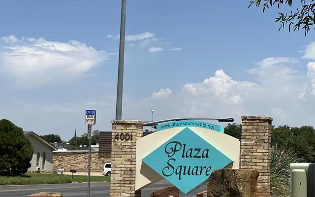 Plaza Square - Front Sign