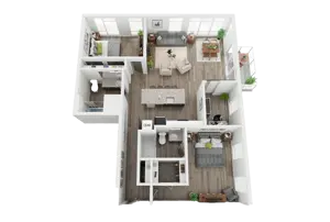2 Bed 2 Bath