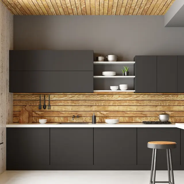 Falls at Bonaventure - Interior Design, Indoors, Wood Panels