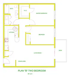 Two Bedroom One Bath