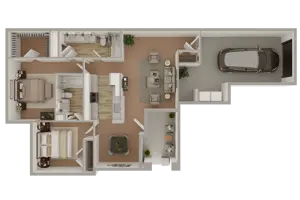 2 Bedroom 2 Bath REEP Reno