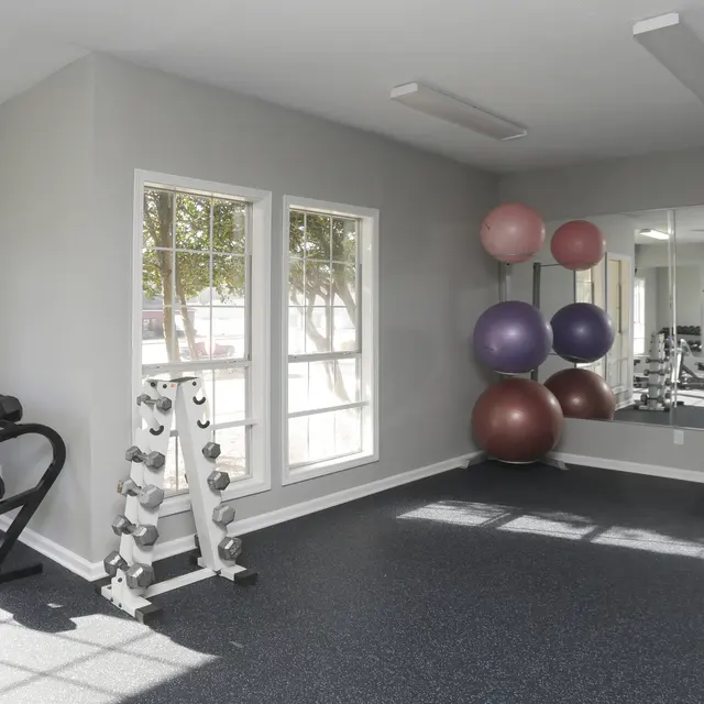 large fitness center