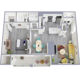 A2 | 1 Bed | 1 Bath | Signature