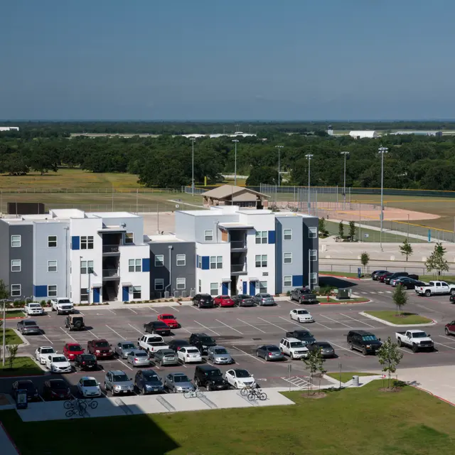 Park West - Outdoors, Aerial View, Pickup Truck