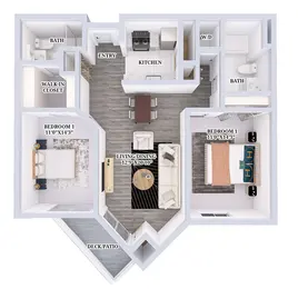 2 Bedroom 2 Bathroom