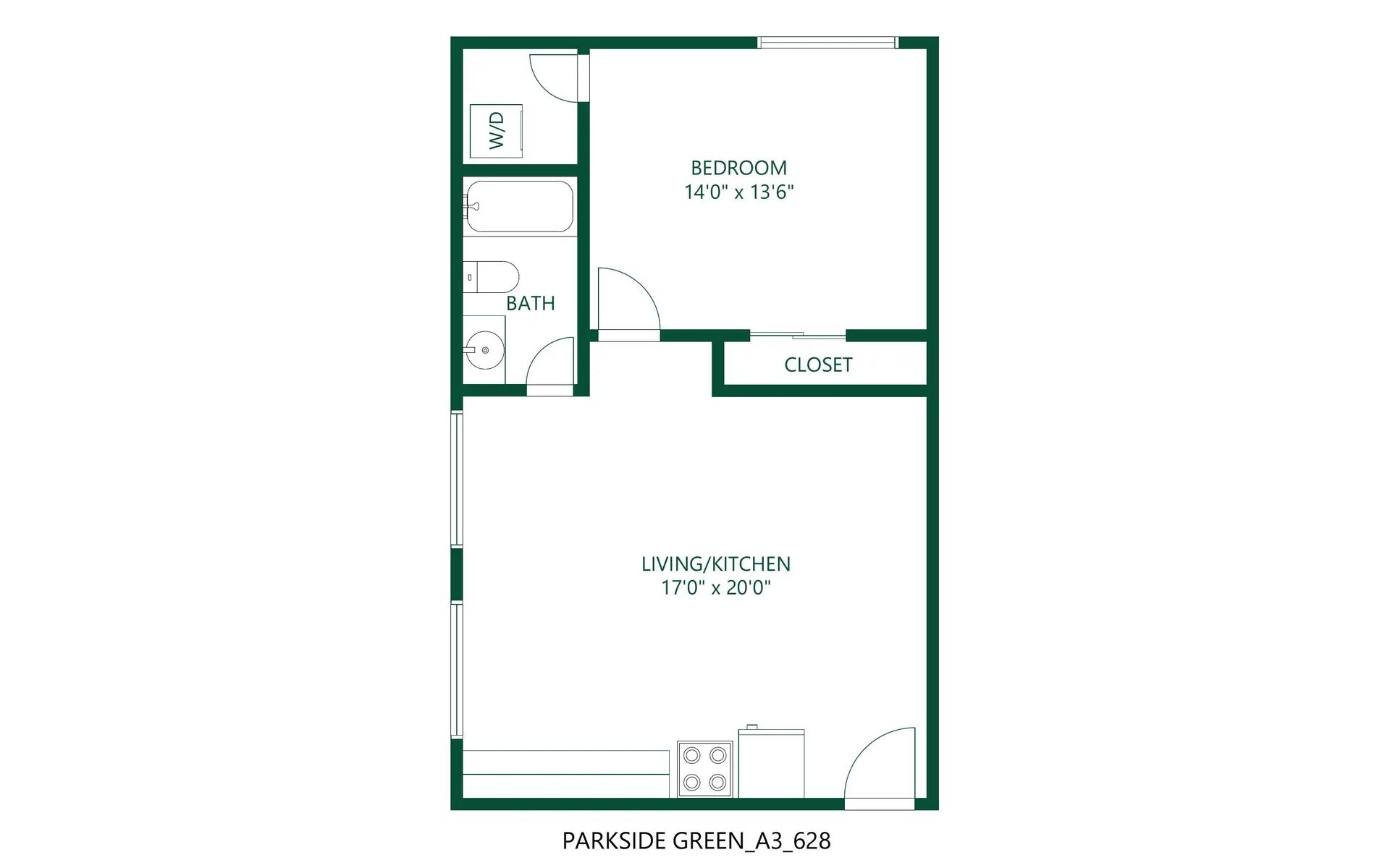 Parkside Green at Bishop Ridge - Diagram, Floor Plan